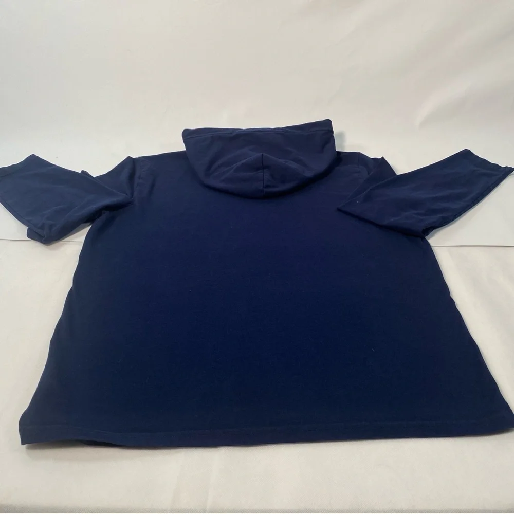 Polo Ralph Lauren Navy Blue Classic Lightweight Hoodie Mens Size M
